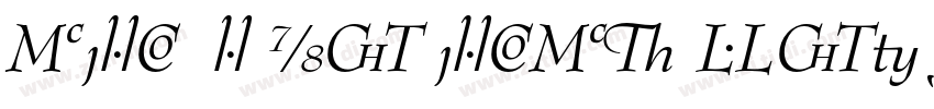 BernhardModernBT Rom字体转换